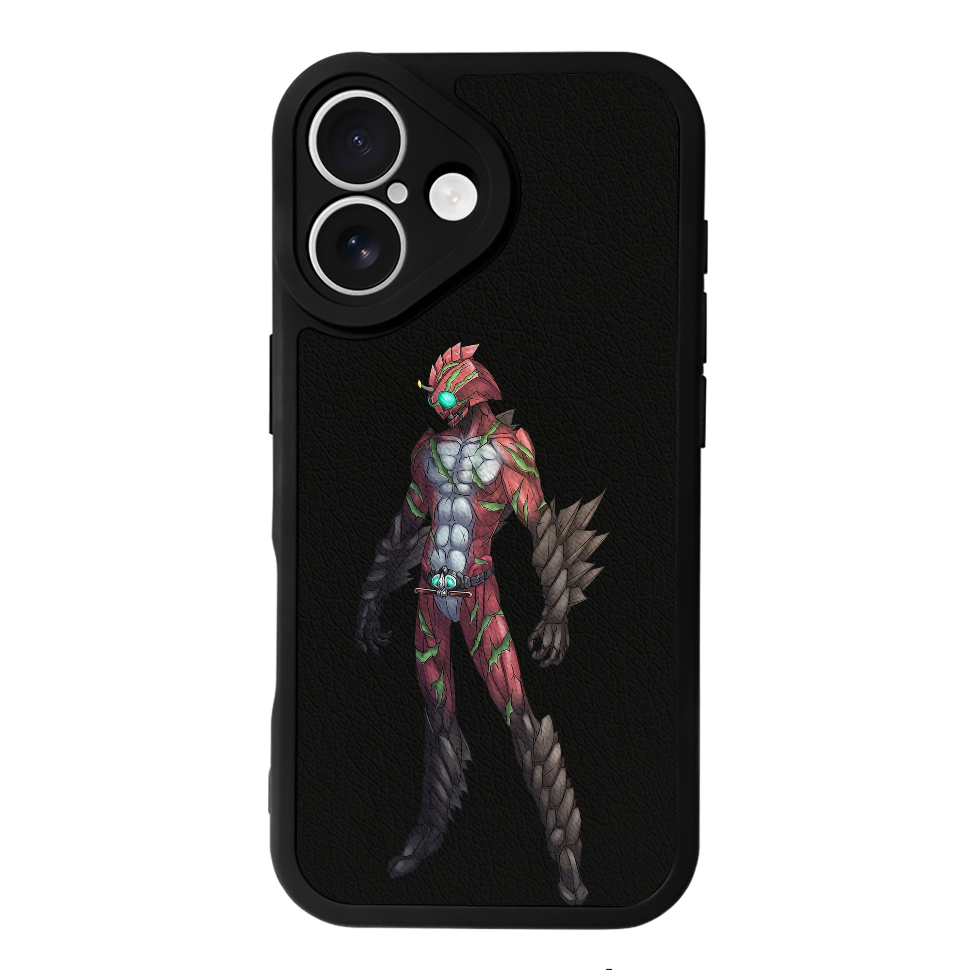 （画像用） ウルトラマン Ultraman 【iPhone 16シリーズ対応】シリコンスマホケース（レザー調） 材質：シリコン